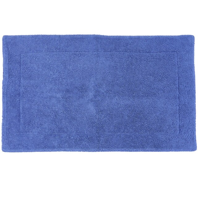 Duschvorleger Double mittelblau rechteckig  Detail