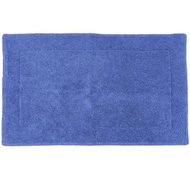 Duschvorleger Double mittelblau rechteckig  Detail