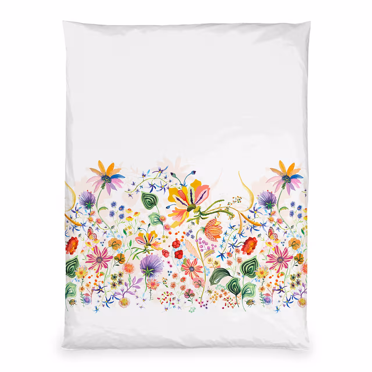 Blumenmuster, Gartenflora, Pflanzenmuster, Bedruckte Tasche, Dekoration, 