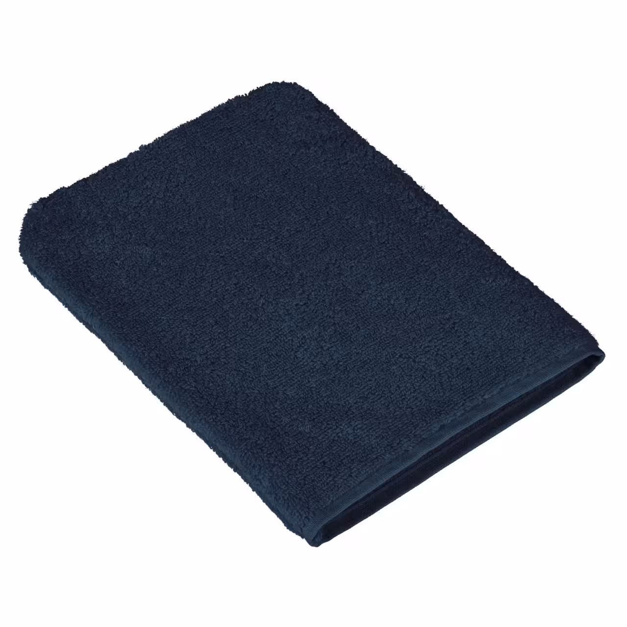 Handtuch, Frottee, Dunkelblau, Unifarben, 
