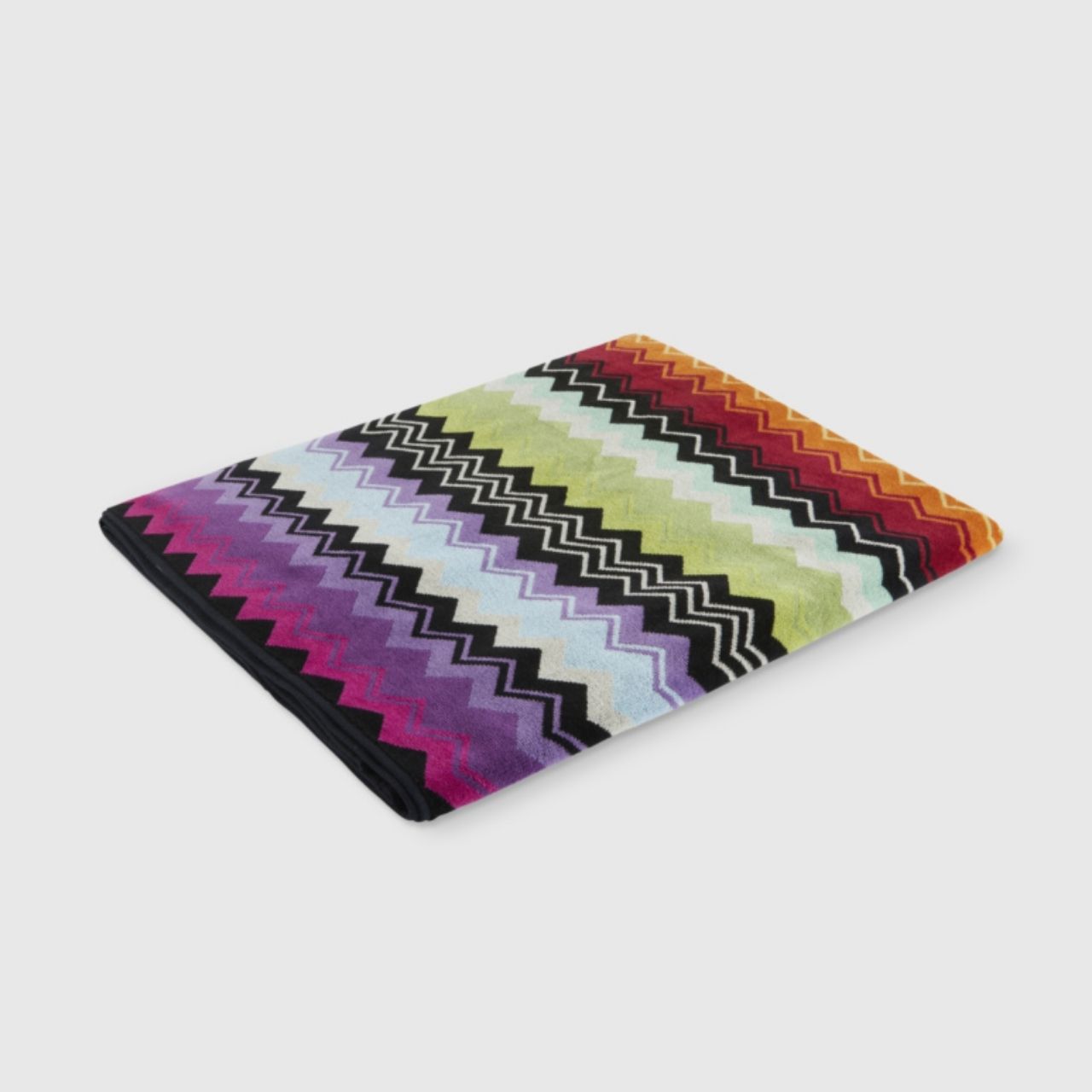 Decke, Patchwork, Zickzack, Mehrfarbig, Wollmischung, 