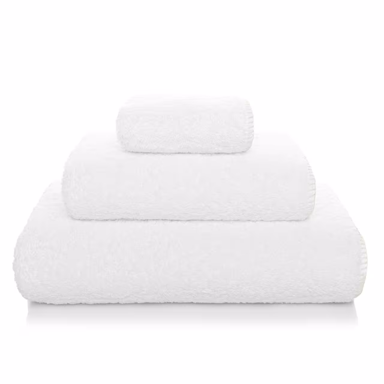 Handtücher, Badezimmer, Weiß, Baumwolle, Tuchset, 