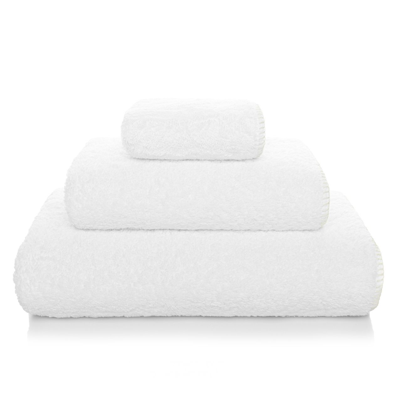 Handtücher, Badezimmer, Weiß, Baumwolle, Tuchset, 