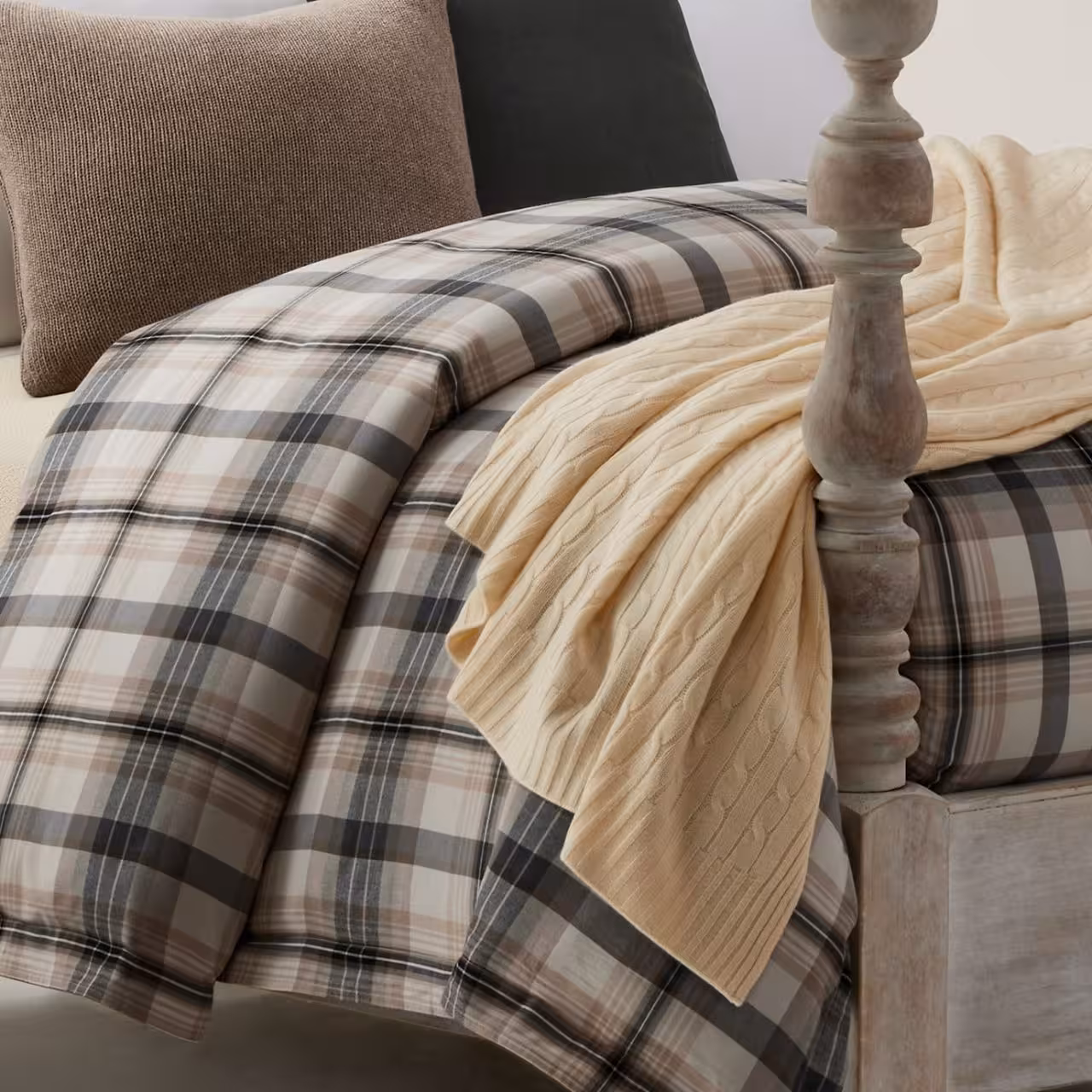 Bettdecke, Plaid, Schlafzimmer, Karo, Kuscheldecke, 