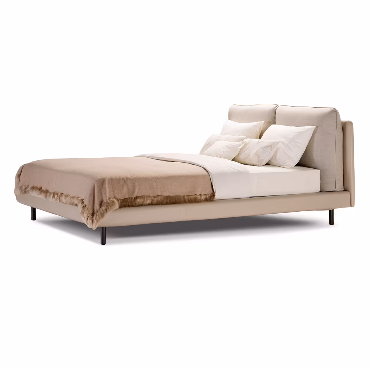Bett Complete Ono beige auf weiß 