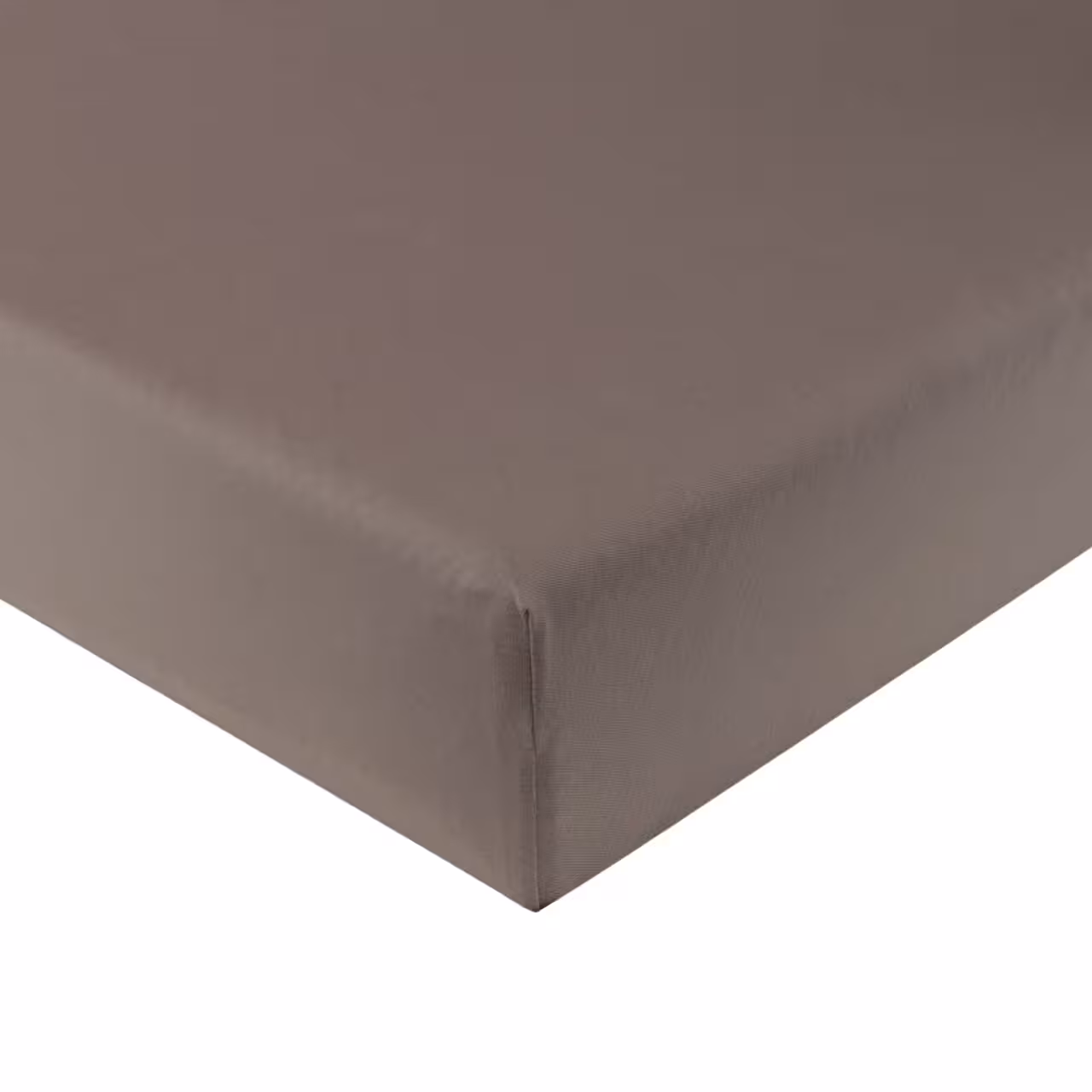 Spannbetttuch Ecke Detail braun