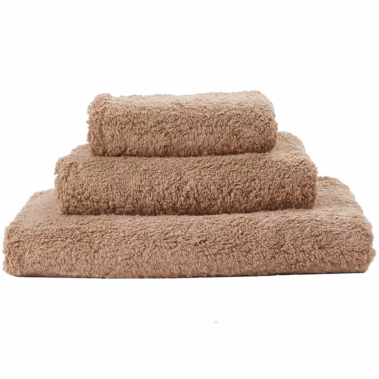 Super Pile Frottierserie gestapelt in Farbe Taupe