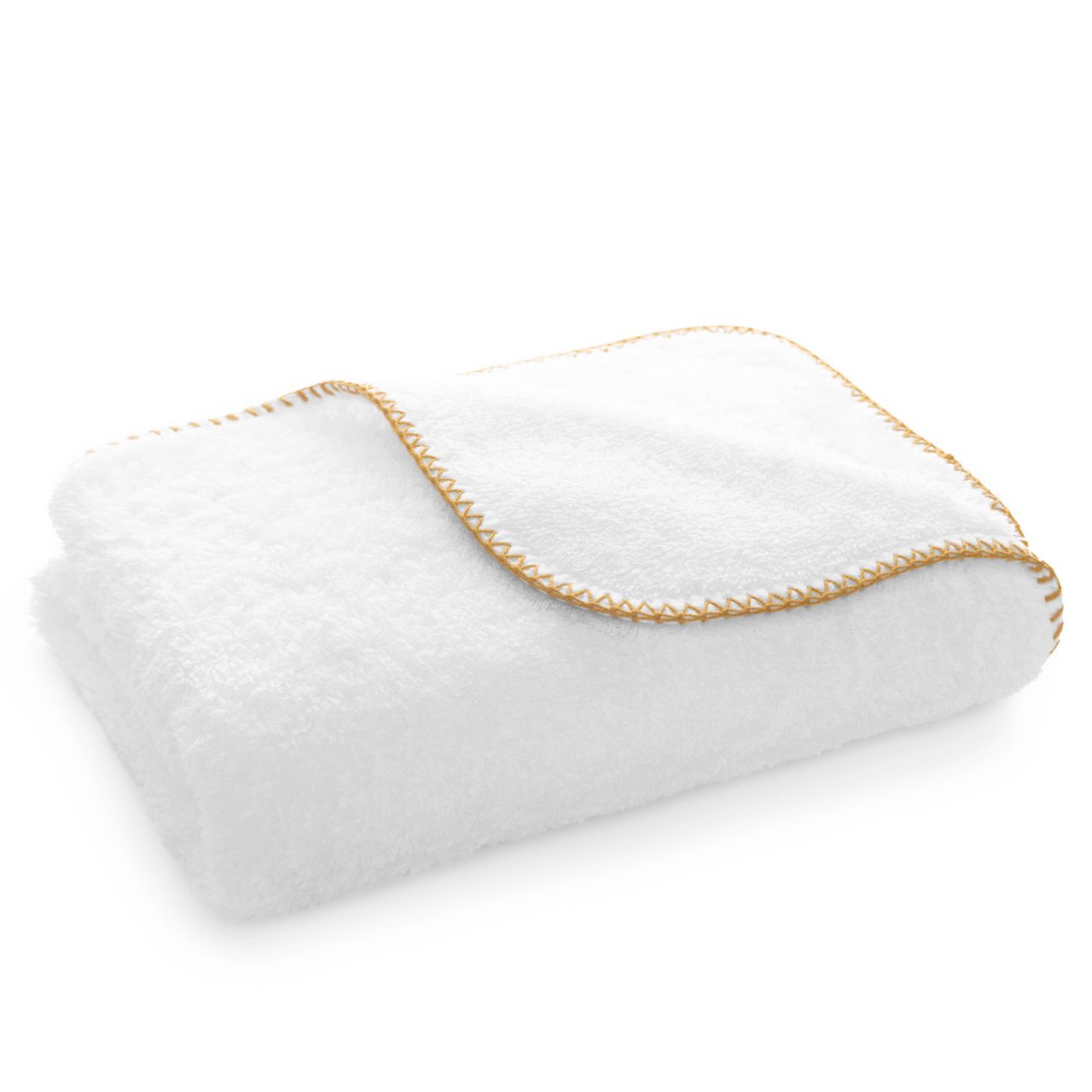 Handtuch, Badehandtuch, Frottee, weiß, Stichnaht, 