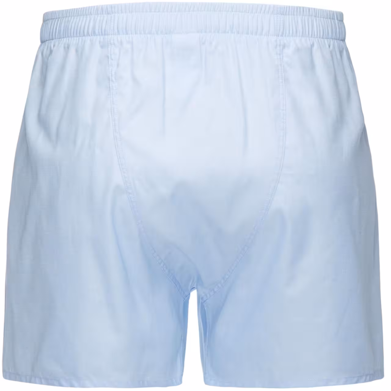 Boxershorts hellblau weiß gestreift auf weiß hihinten
