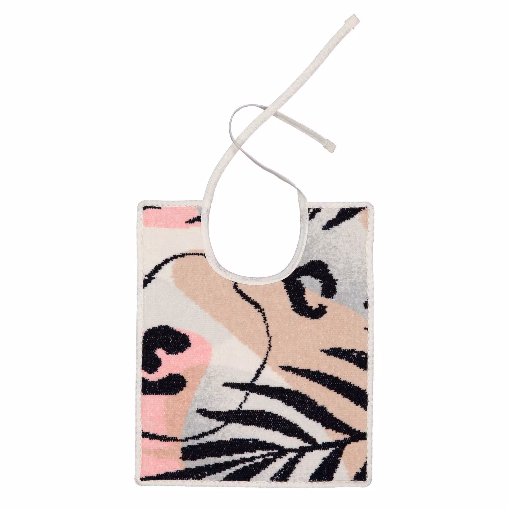 Bademantel-Accessoire, Baby-Svß-Check, Schildtuch, Handtuch-Umhänger, Tiger-Print, 
