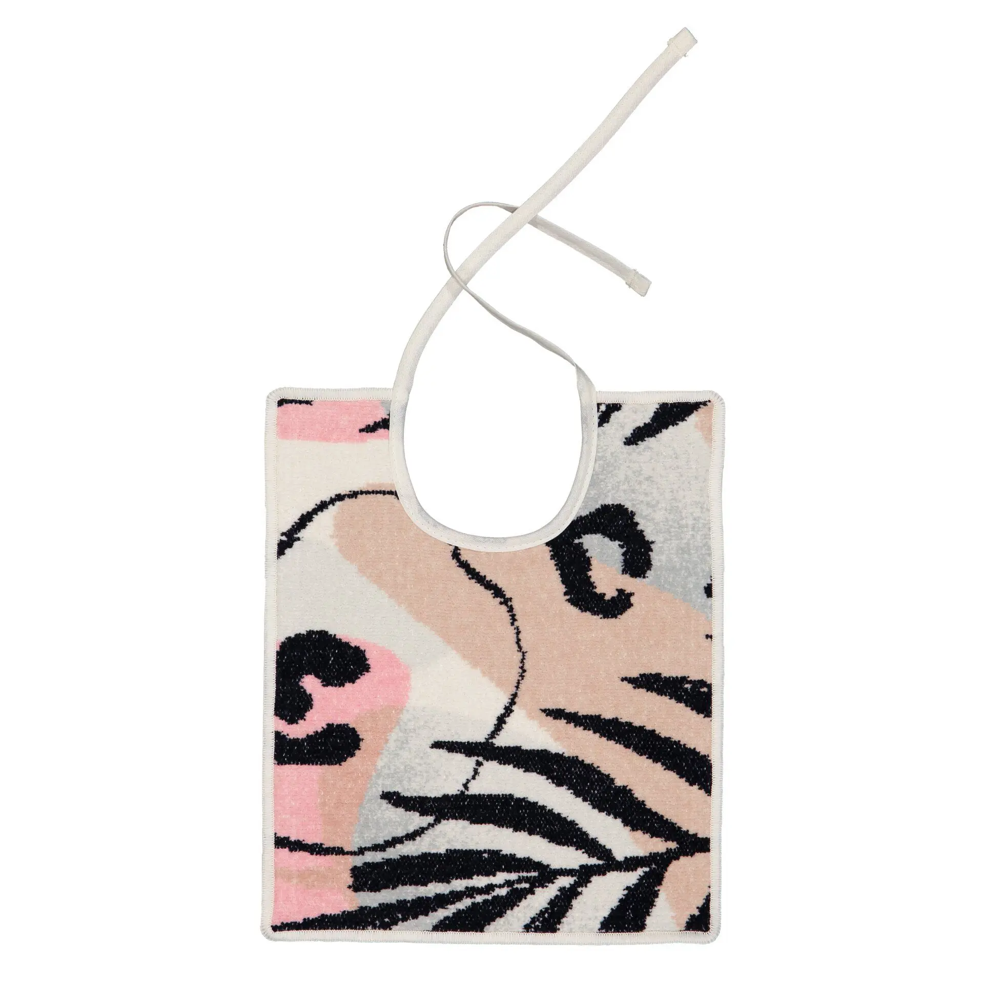 Bademantel-Accessoire, Baby-Svß-Check, Schildtuch, Handtuch-Umhänger, Tiger-Print, 