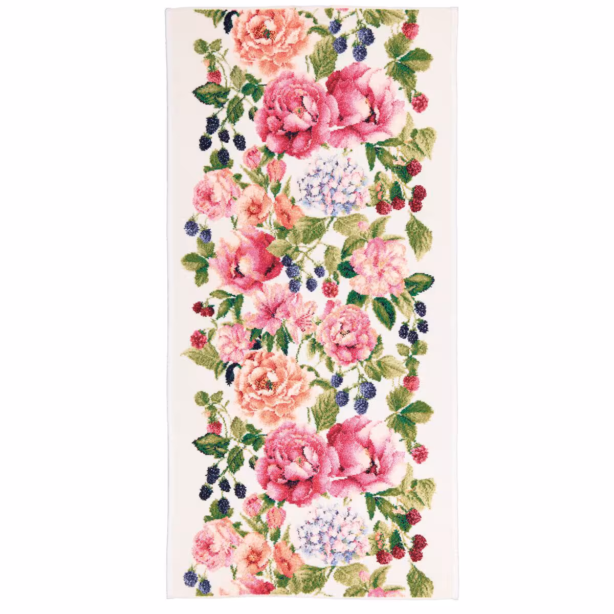 Blumenmuster, Seidentuch, Rosen, Blätter, Stofftapete, 