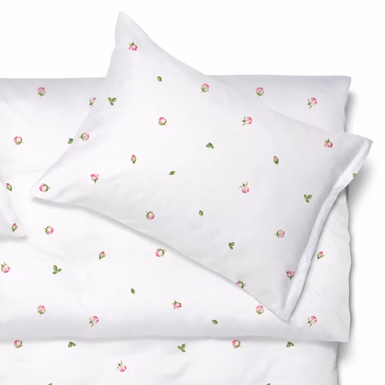 Bettwäschegarnitur Jeunesse weiß mit Blumenmuster