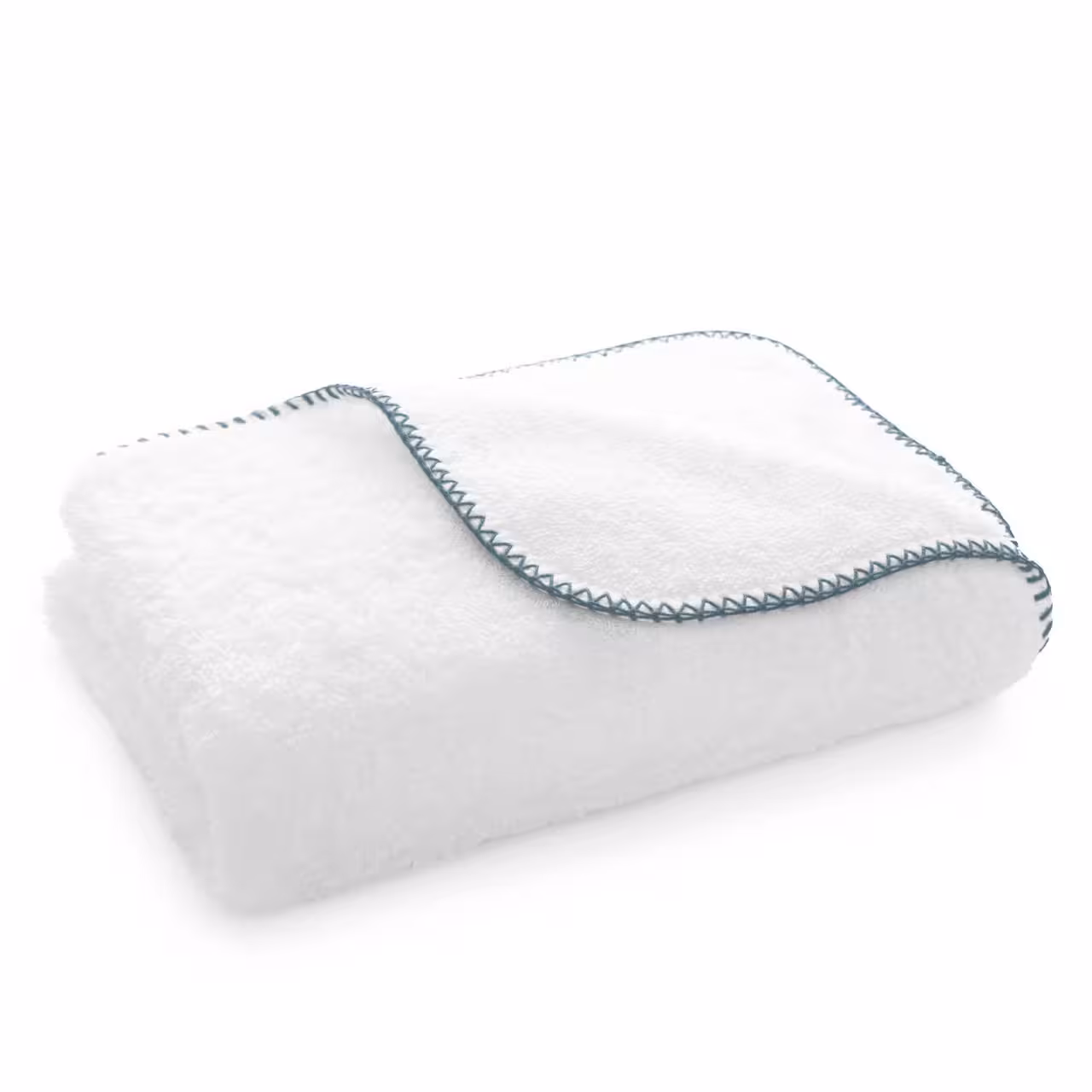 Handtuch, Weiß, Badehandtuch, Genähter Rand, Weiche Struktur, 