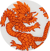 Drache orange