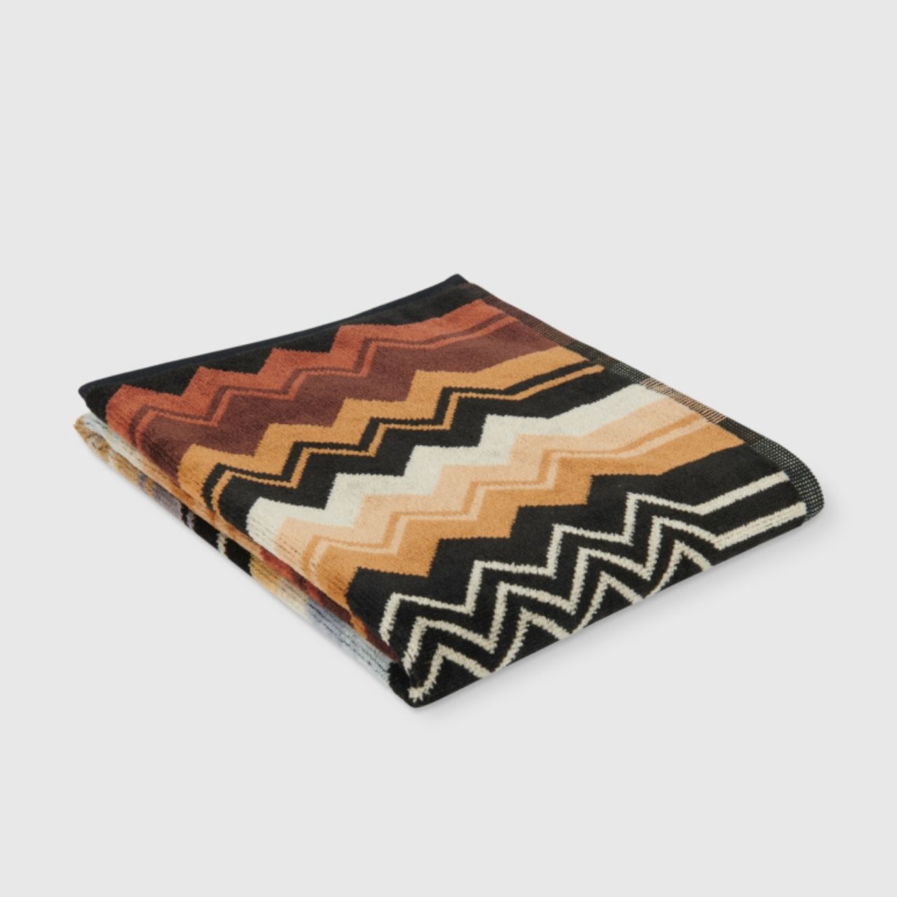 Decke, Streifenmuster, Zickzack, Multicolor, Wollfaser, 