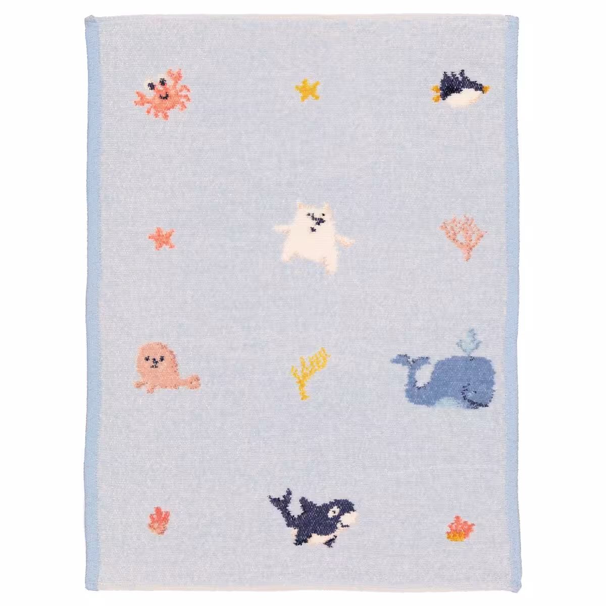 Babydecke, Tiere, Bunte Muster, Kuscheldecke, Kleinformat, 
