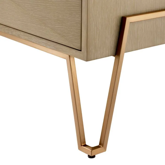 Nachttisch Highland modern Detail Fuß