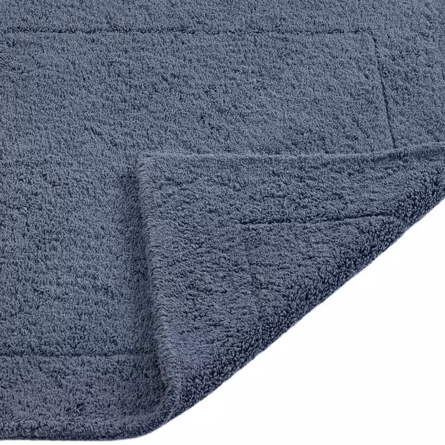 Duschvorleger Double graublau rechteckig  Detail