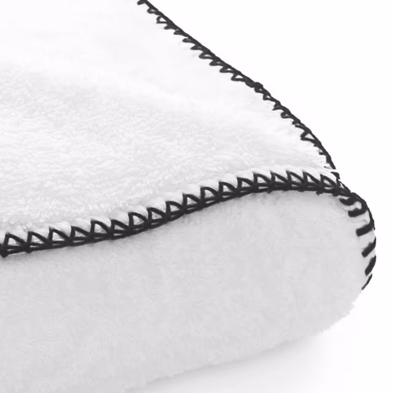 Hausschuh, Weich, Fleece, Ziernähte, Weiß, 