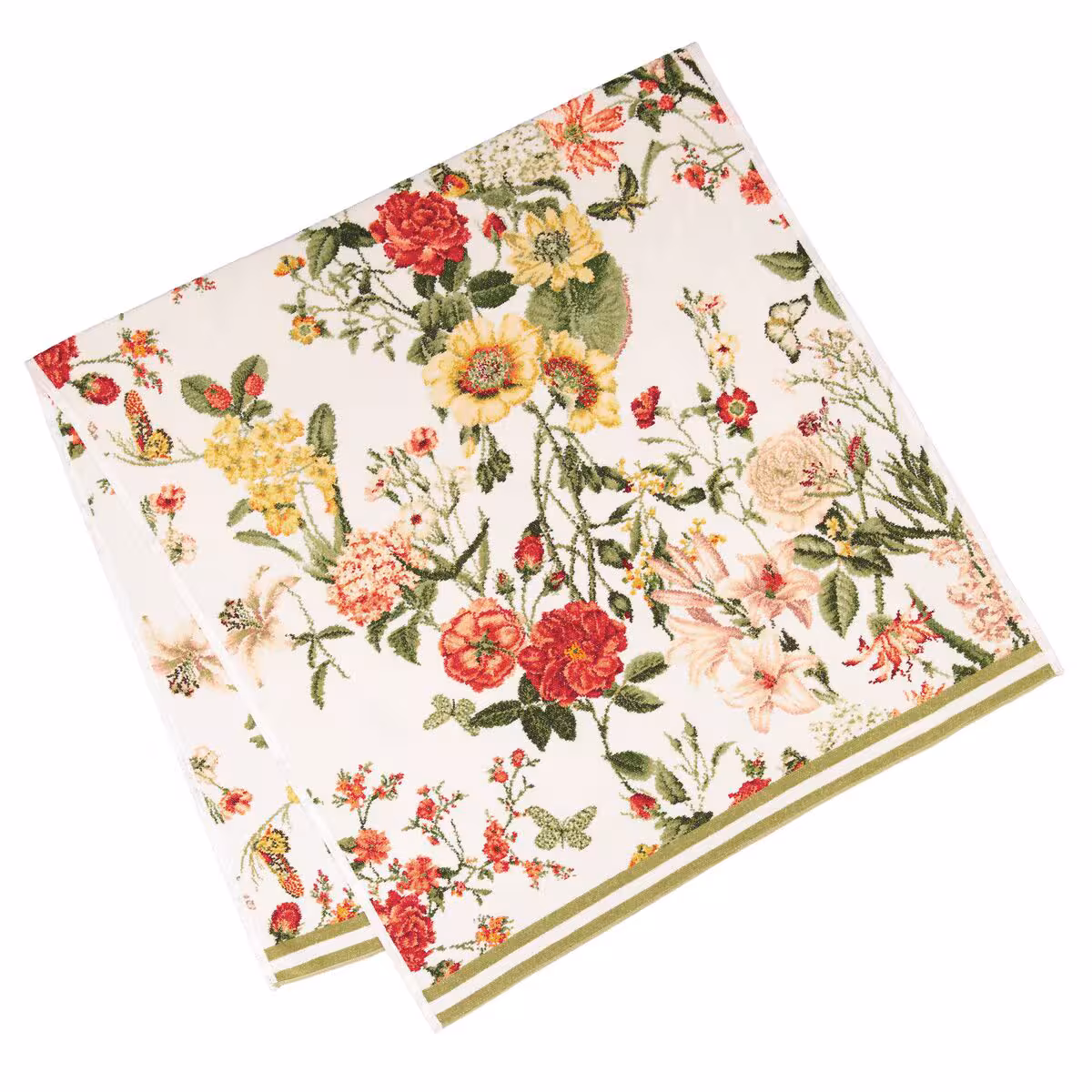 Blumenmuster, Tuch, Florales Muster, Blütenmotiv, Kissenbezug?, 