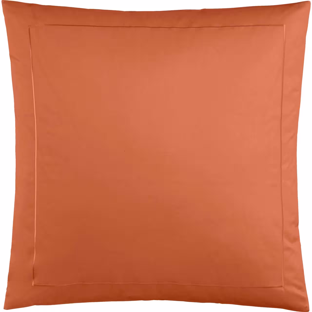 Kopfkissen in terracotta Draufsicht
