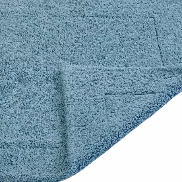 Duschvorleger Double taubenblau rechteckig  Detail