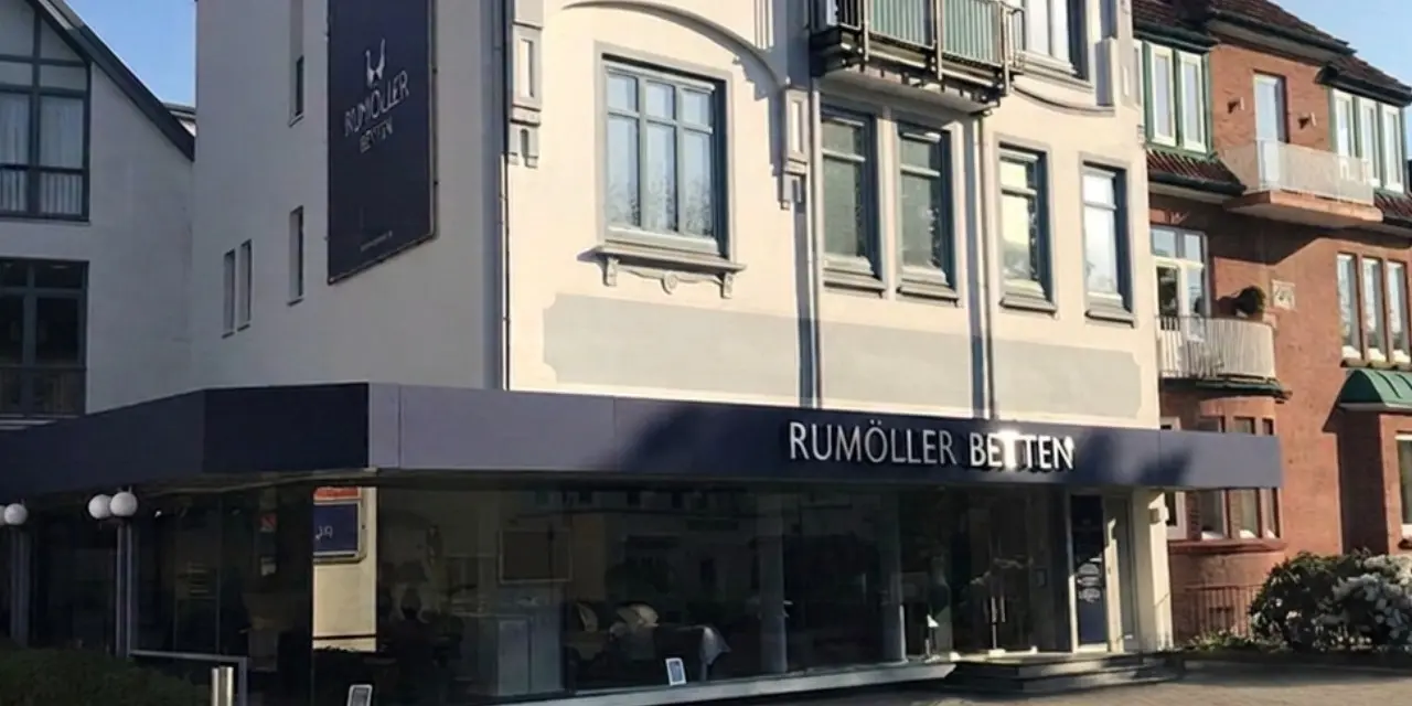 Bettenladen, Bettengeschäft, Außenansicht, Schaufenster, Geschäftsauslage, 