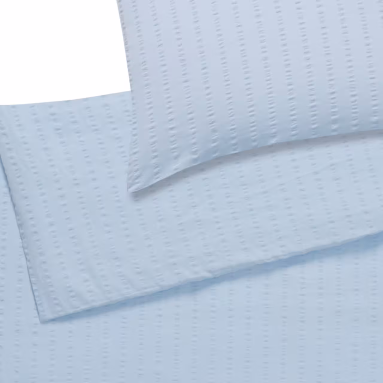 Bettwäschegarnitur Chelsea blau gestreift  Detail