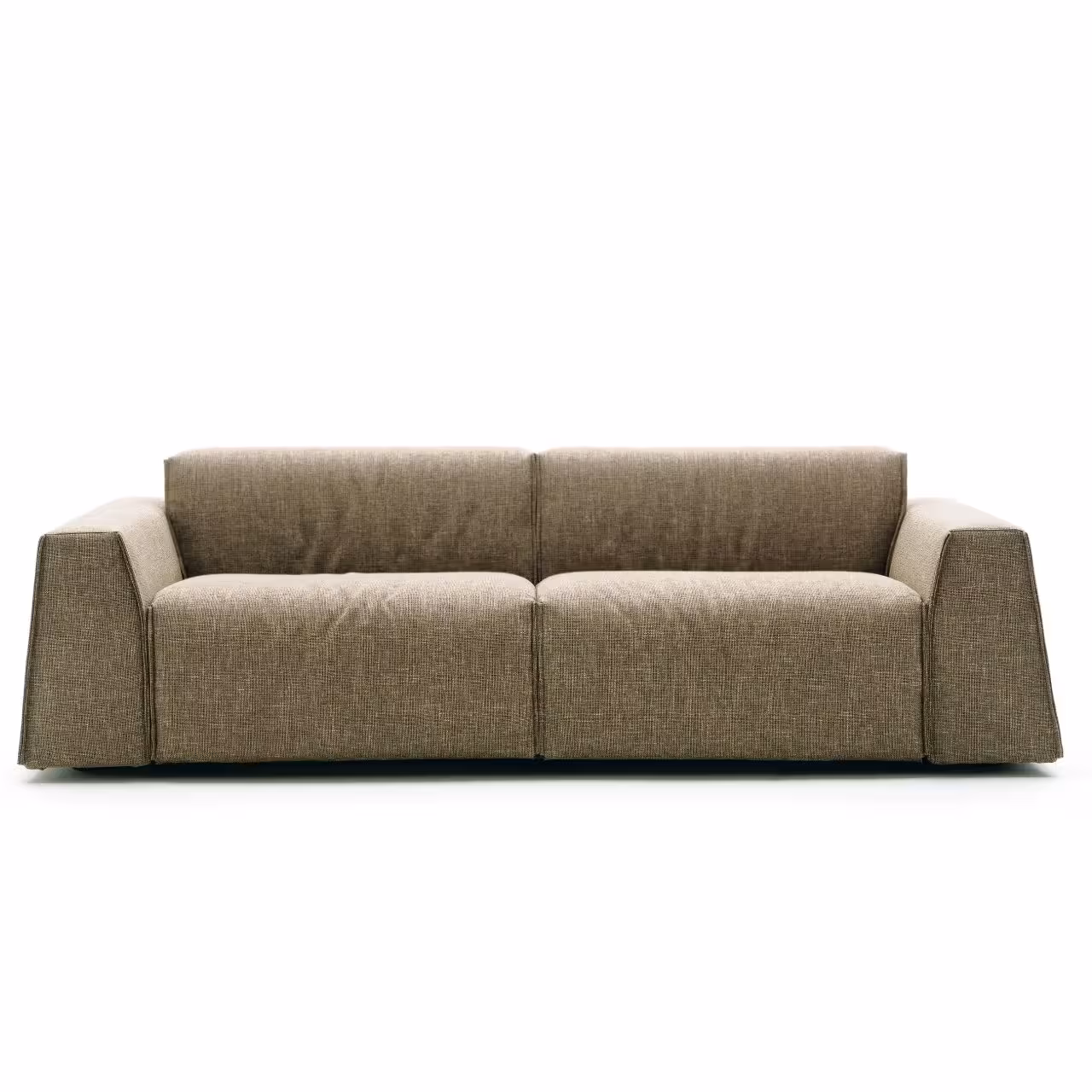 Schlafsofa Parker beige auf weiß