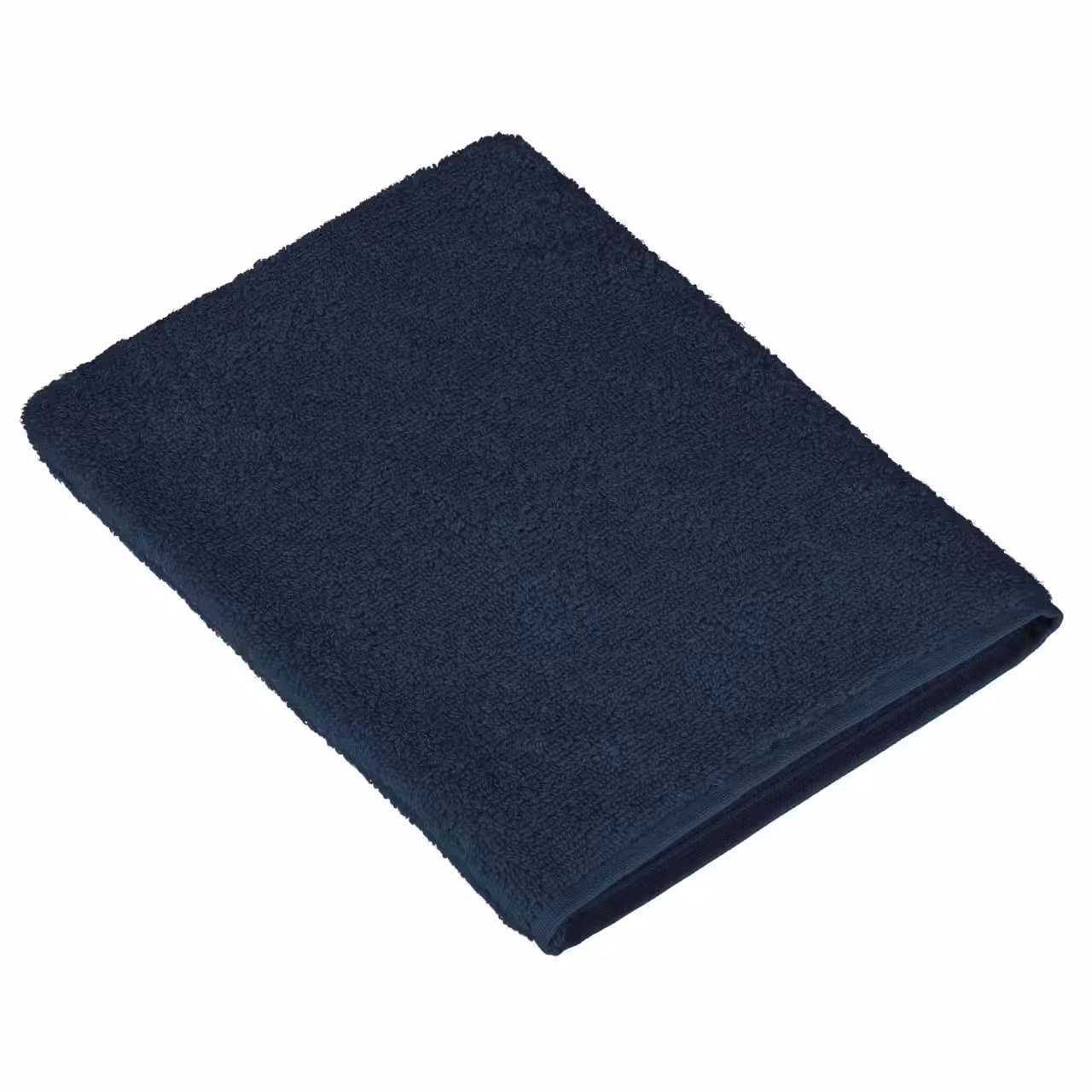 Handtuch, Frottee, Dunkelblau, Unifarben, 