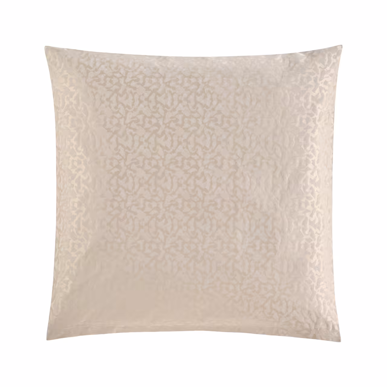 Kissen, Kissenbezug, Samtoptik, Beige, Strukturmuster, 