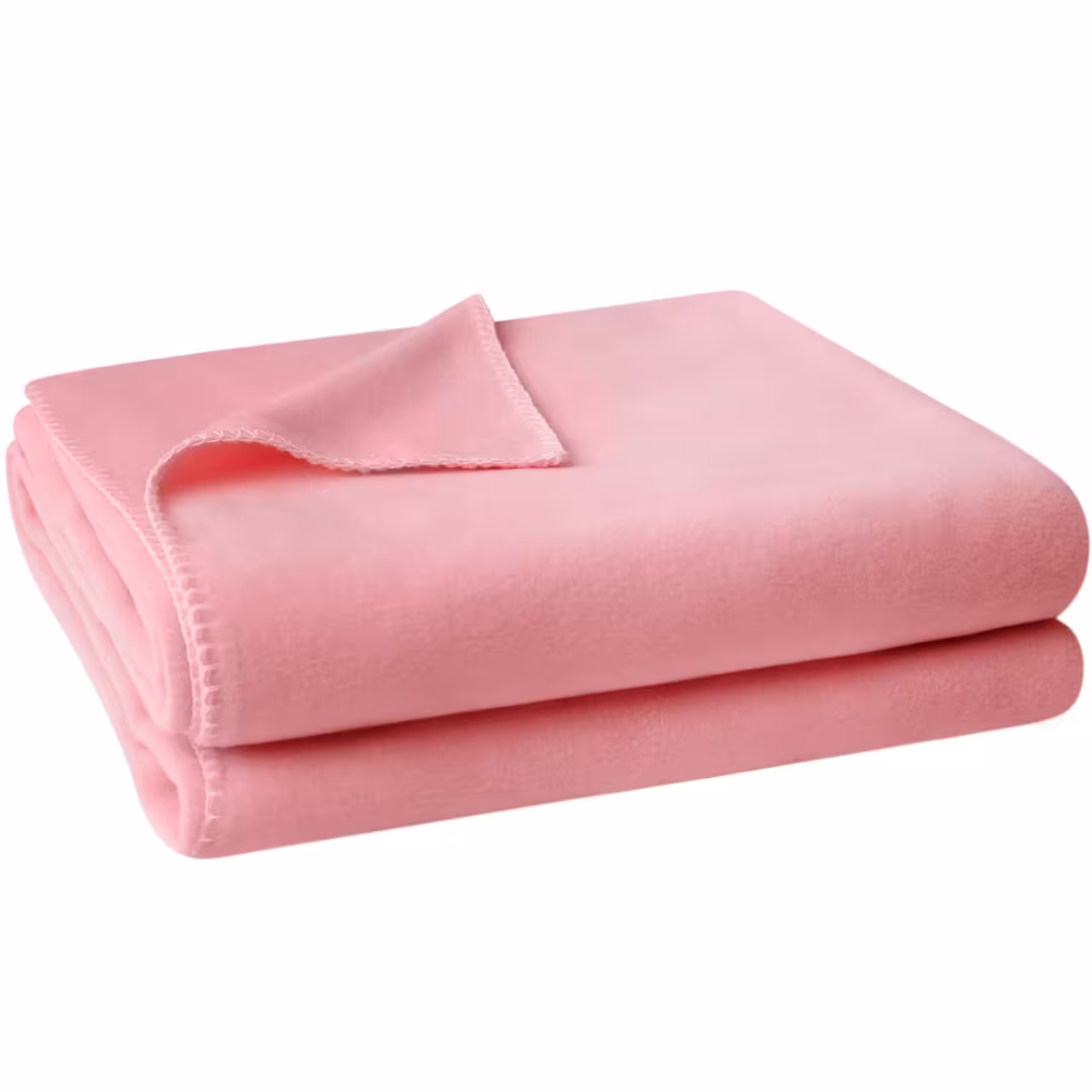 Fleecedecke rosa gefaltet