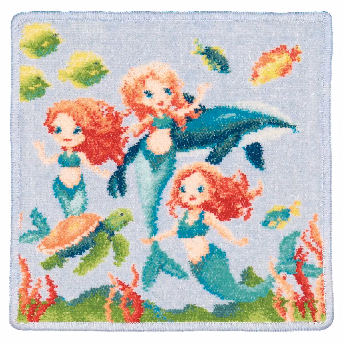 Unterwasser-Mermaid, Meeresbewohner, Tanzende Meerjungfrauen, Wasserwelt, Spielteppich, 