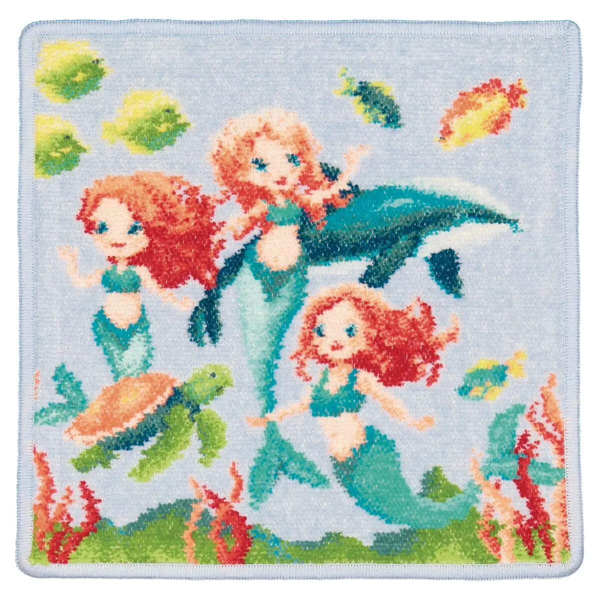 Unterwasser-Mermaid, Meeresbewohner, Tanzende Meerjungfrauen, Wasserwelt, Spielteppich, 